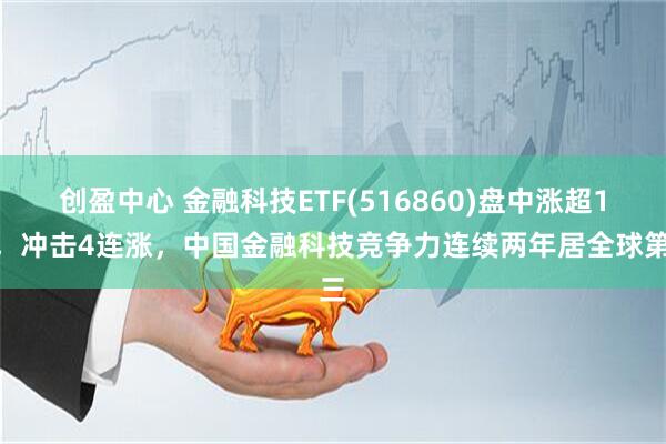 创盈中心 金融科技ETF(516860)盘中涨超1%，冲击4连涨，中国金融科技竞争力连续两年居全球第三