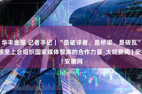 华丰金服 记者手记｜“是破译者、是桥梁、是砖瓦”——感受上合组织国家媒体智库的合作力量_大皖新闻 | 安徽网