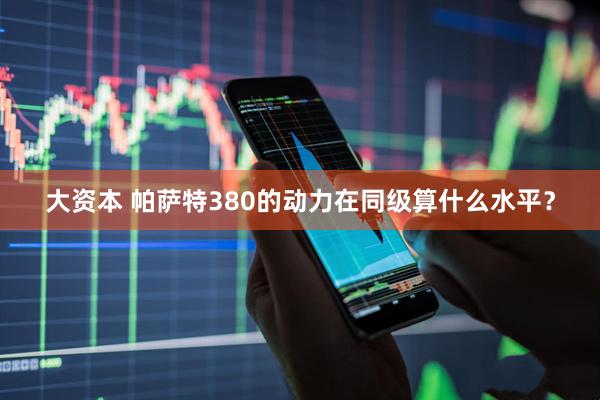 大资本 帕萨特380的动力在同级算什么水平？